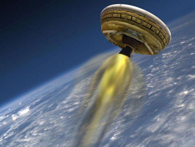 NASA’s flying saucer